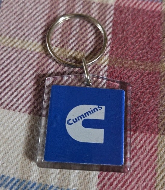 Cummins Plastic Keychain