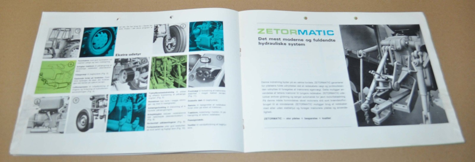 Zetor 3011 Tractor Specification Brochure Prospekt DK
