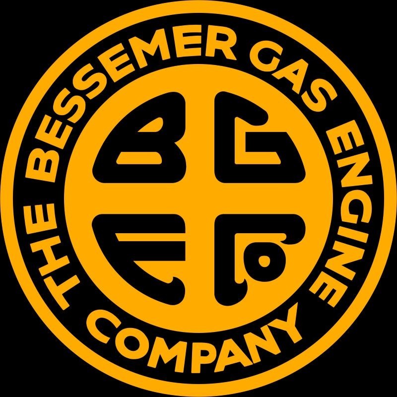 1927 Style BESSEMER Gas Engine Company NEW METAL SIGN: 12&Prime; Diameter Round
