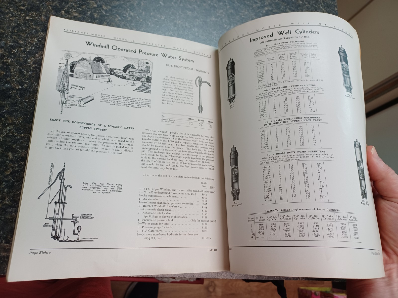1937 H414B Fairbanks Morse Dealer Product Line Catalog Pumps Batteries Windmills