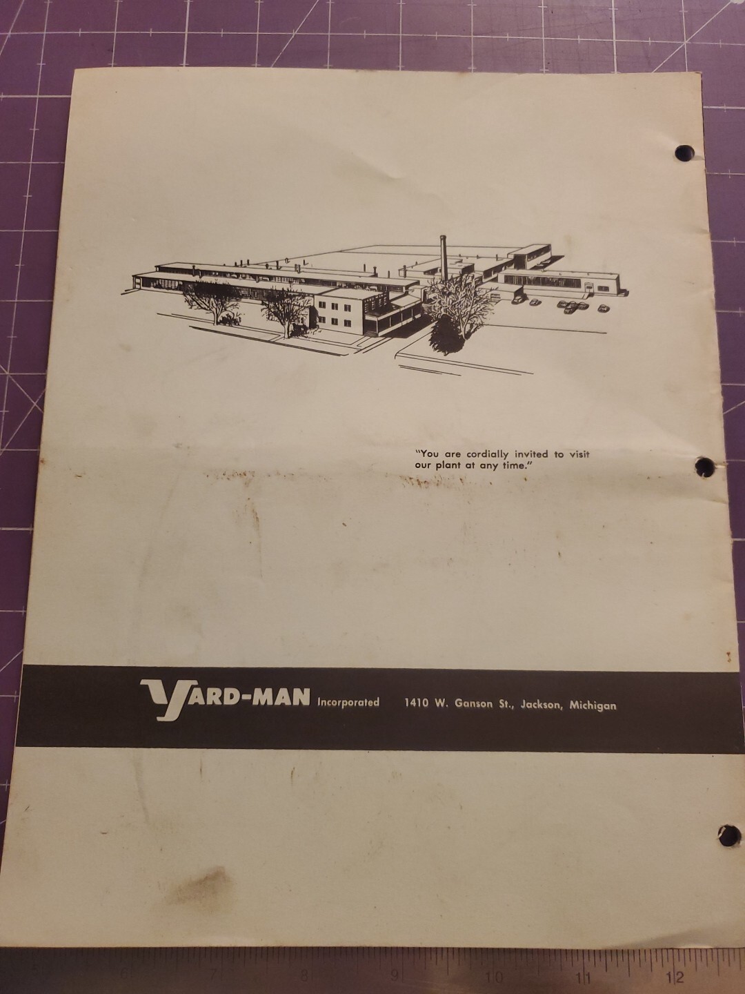 1960s Model 3100-4 Yard-Man Riding Lawn Mower Operating Instructions & Part List