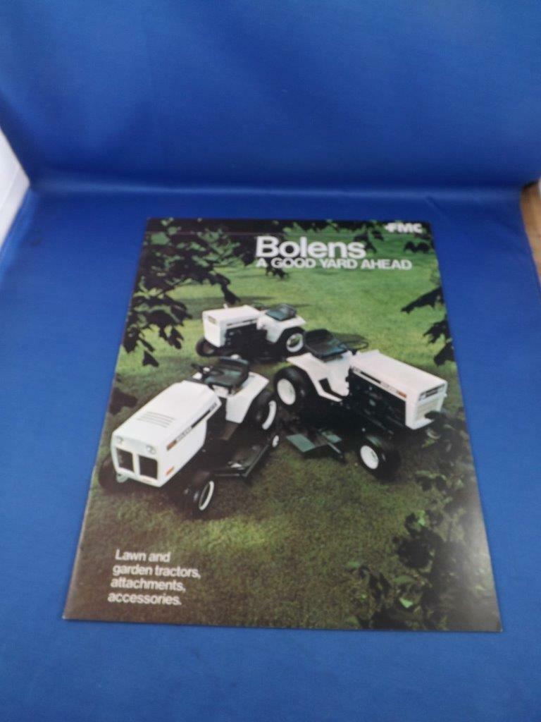 BOLENS LAWN GARDEN TRACTORS ATTACHEMENTS ACCESSORY DEALER SALE BROCHURE