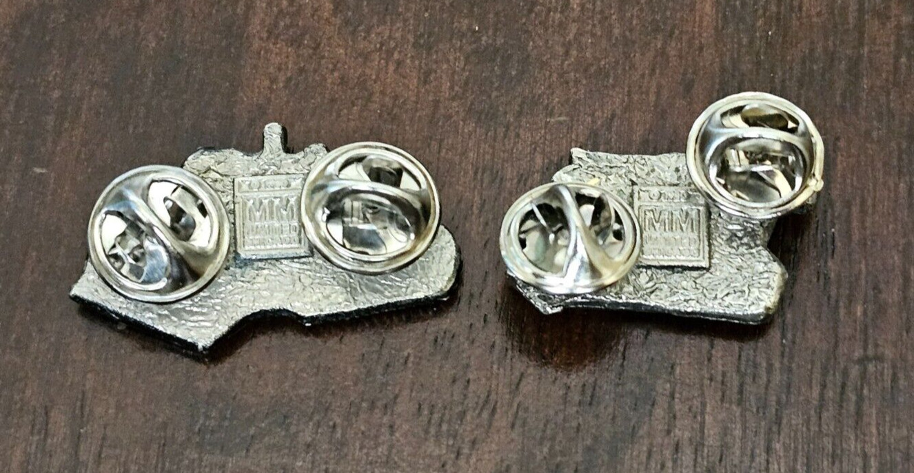 RARE 1980 MM Limited Chicago Diesel Power Tractor Bulldozer Excavator Lapel Pins