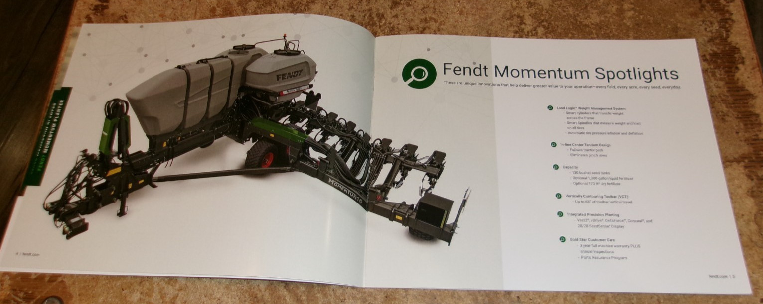 2022 fendt momentum planter brochure new