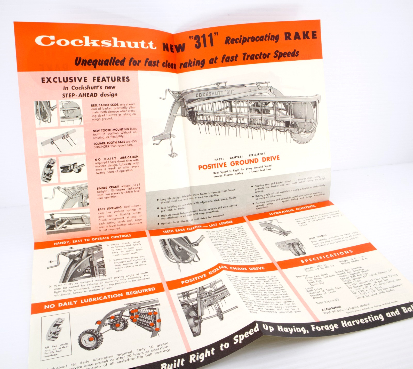 Vintage Cockshutt Tractor Sales Brochures Lot of 3