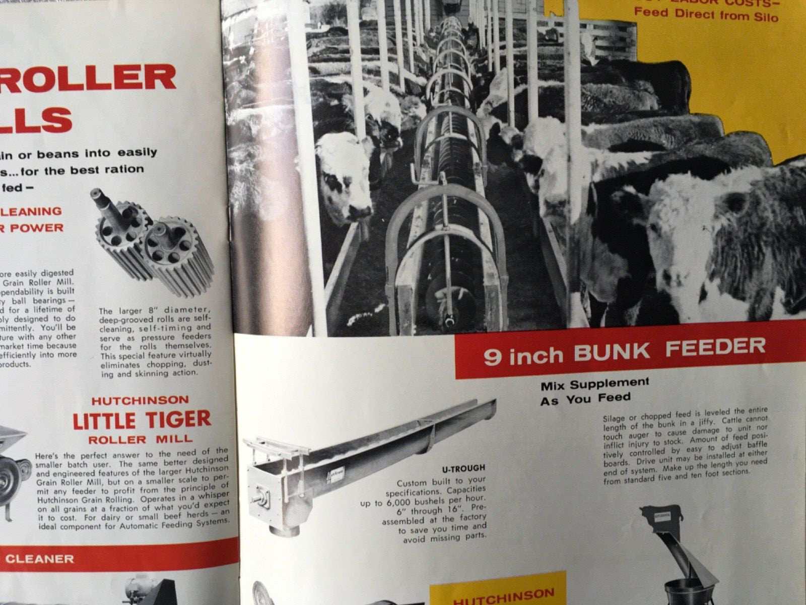 Vtg Hutchinson Royal Farm Equipment Brochure Grain Augers feed-r-system