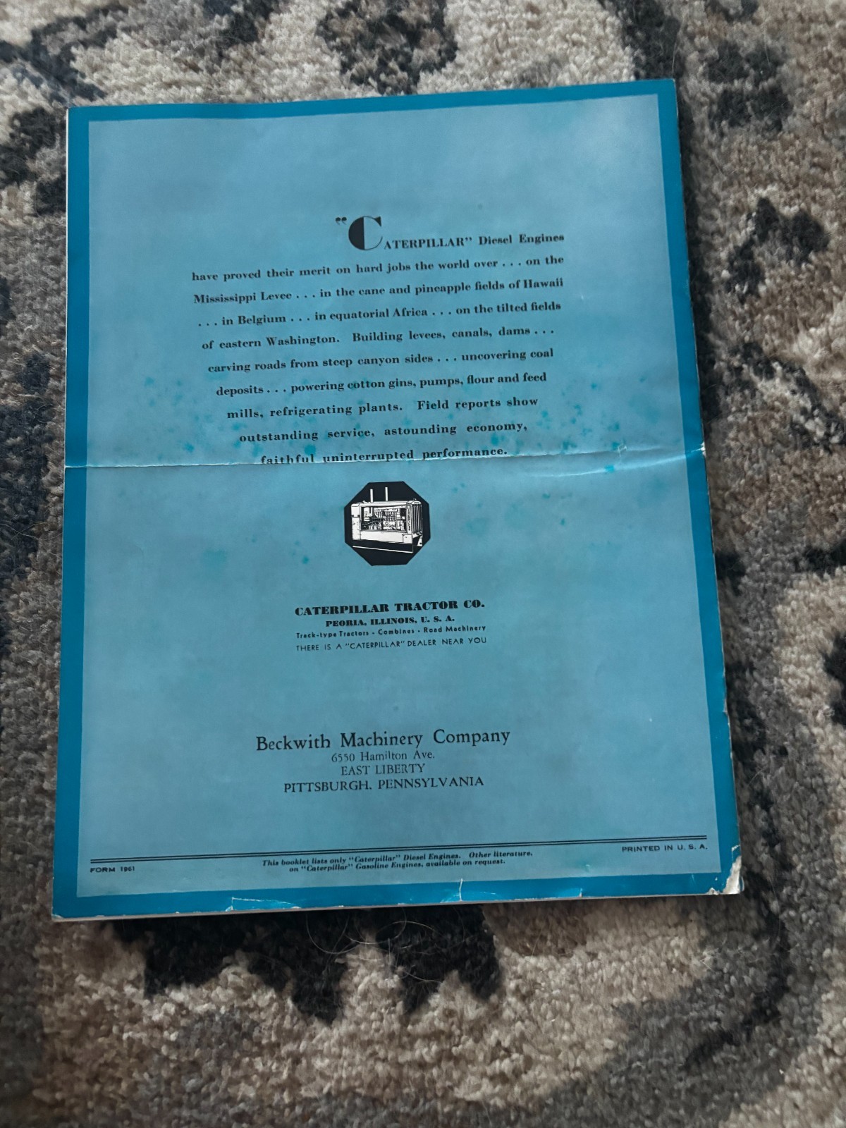 Caterpillar CAT Diesel Power Units Brochure DCPA26