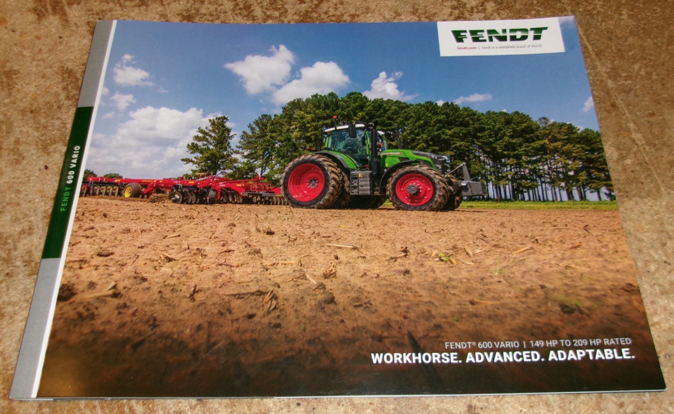 2024 fendt 600 vario tractors brochure new