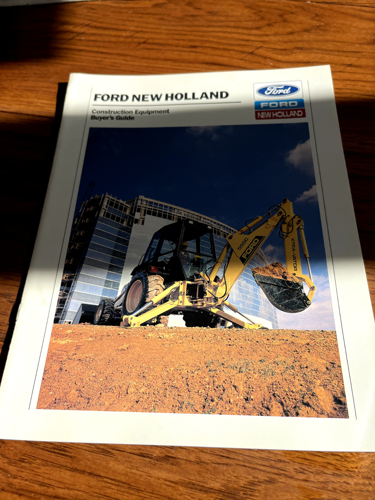 New Holland Construction Equipment Buyers Guide For 1988 Brochure FCCA