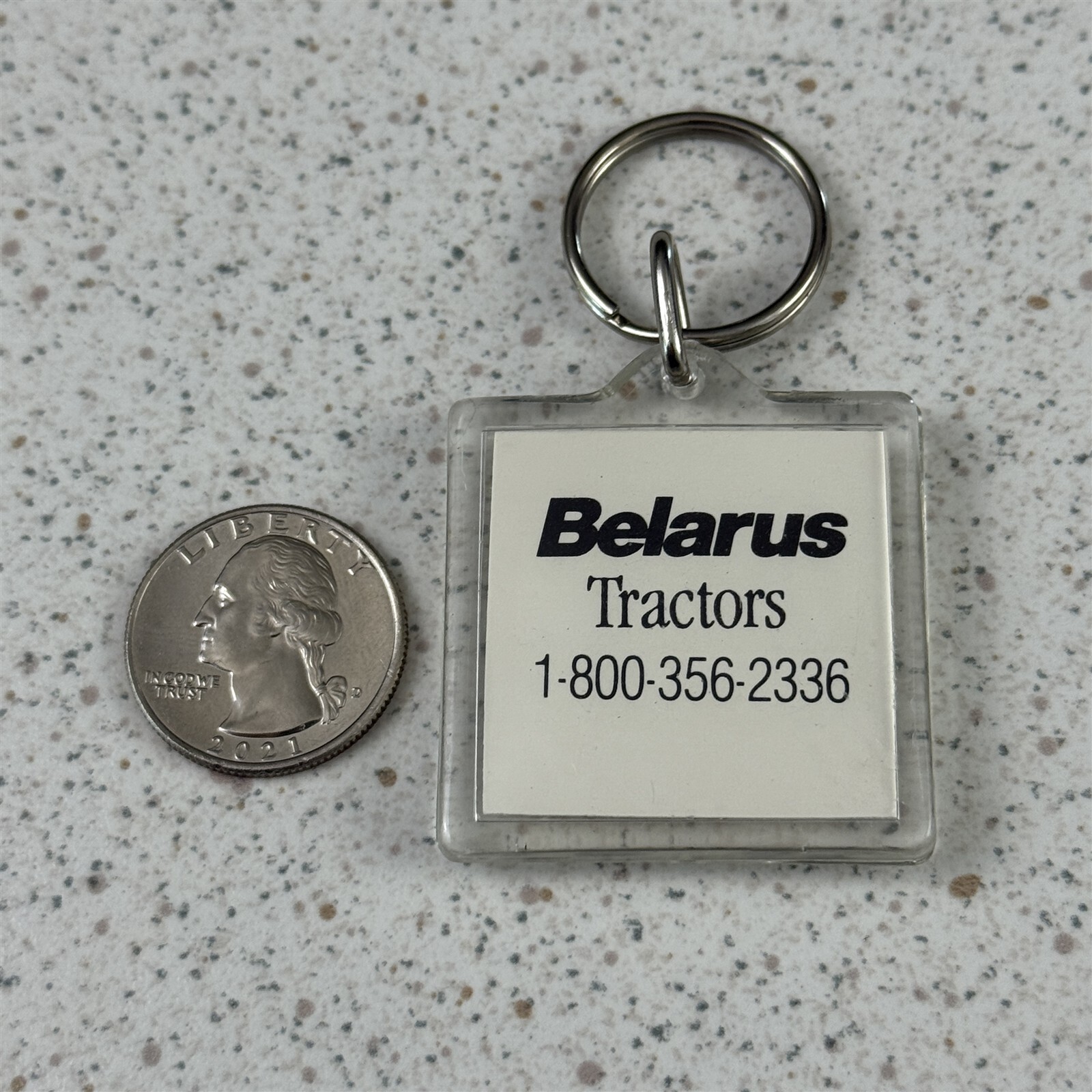Farm Smart Belarus Tractors Farming Keychain Key Ring #50456