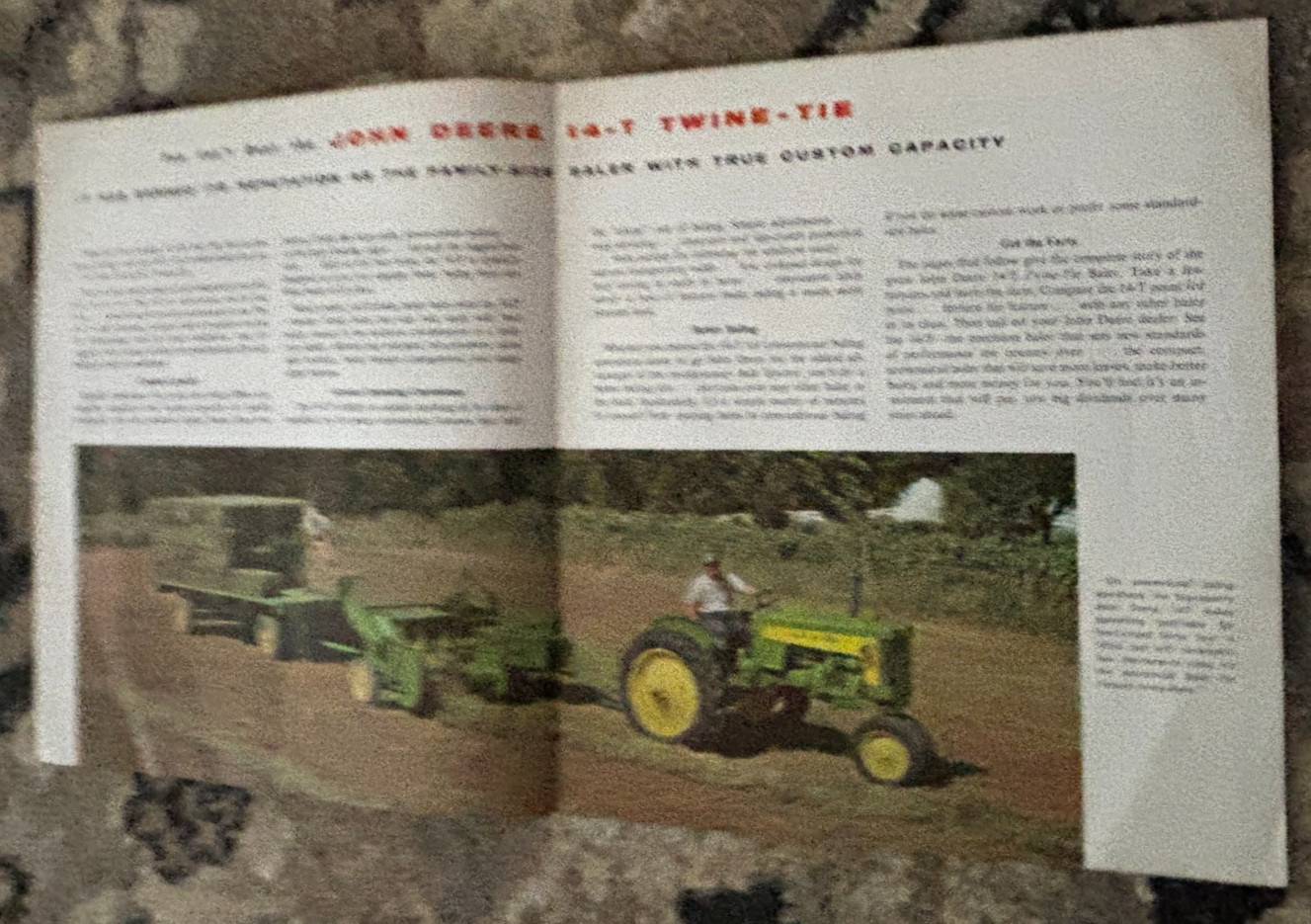 John Deere 14-T Baler For 1959 Brochure DCPA26