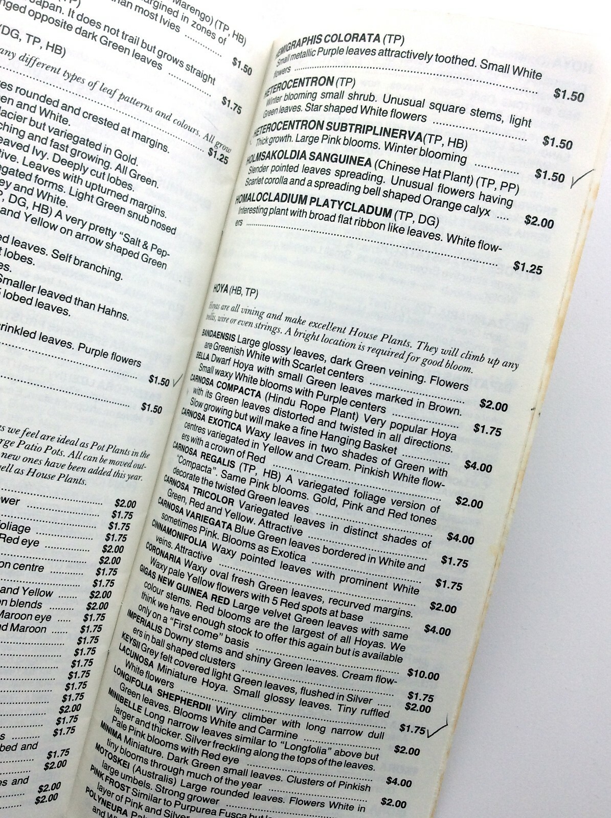 Haborcrest Nurseries Seed Handbook Catalogue 1984 Victoria BC P980
