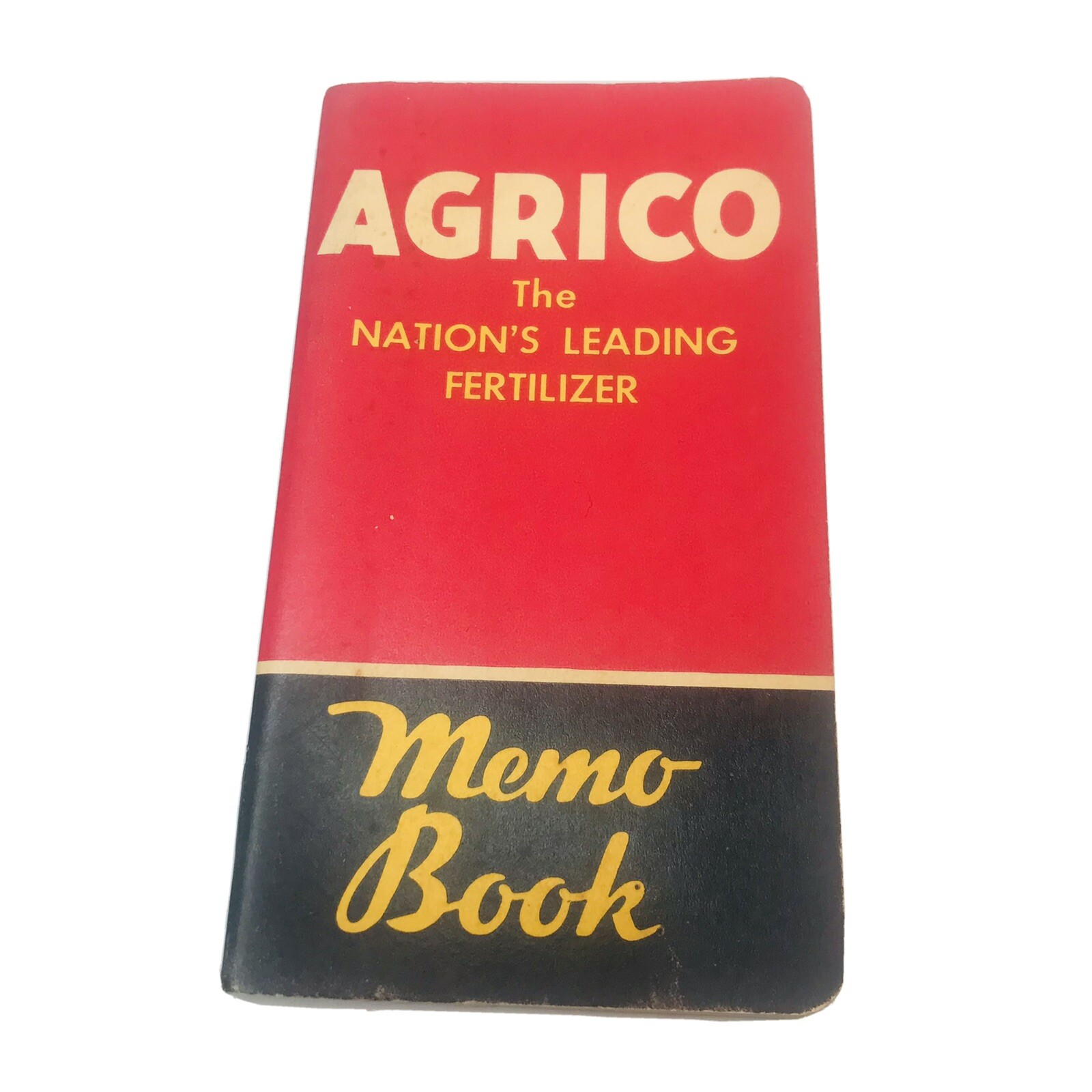 AGRICO Fertilizer Advertising Memo Calendar Book 1957 Vtg American Agriculture