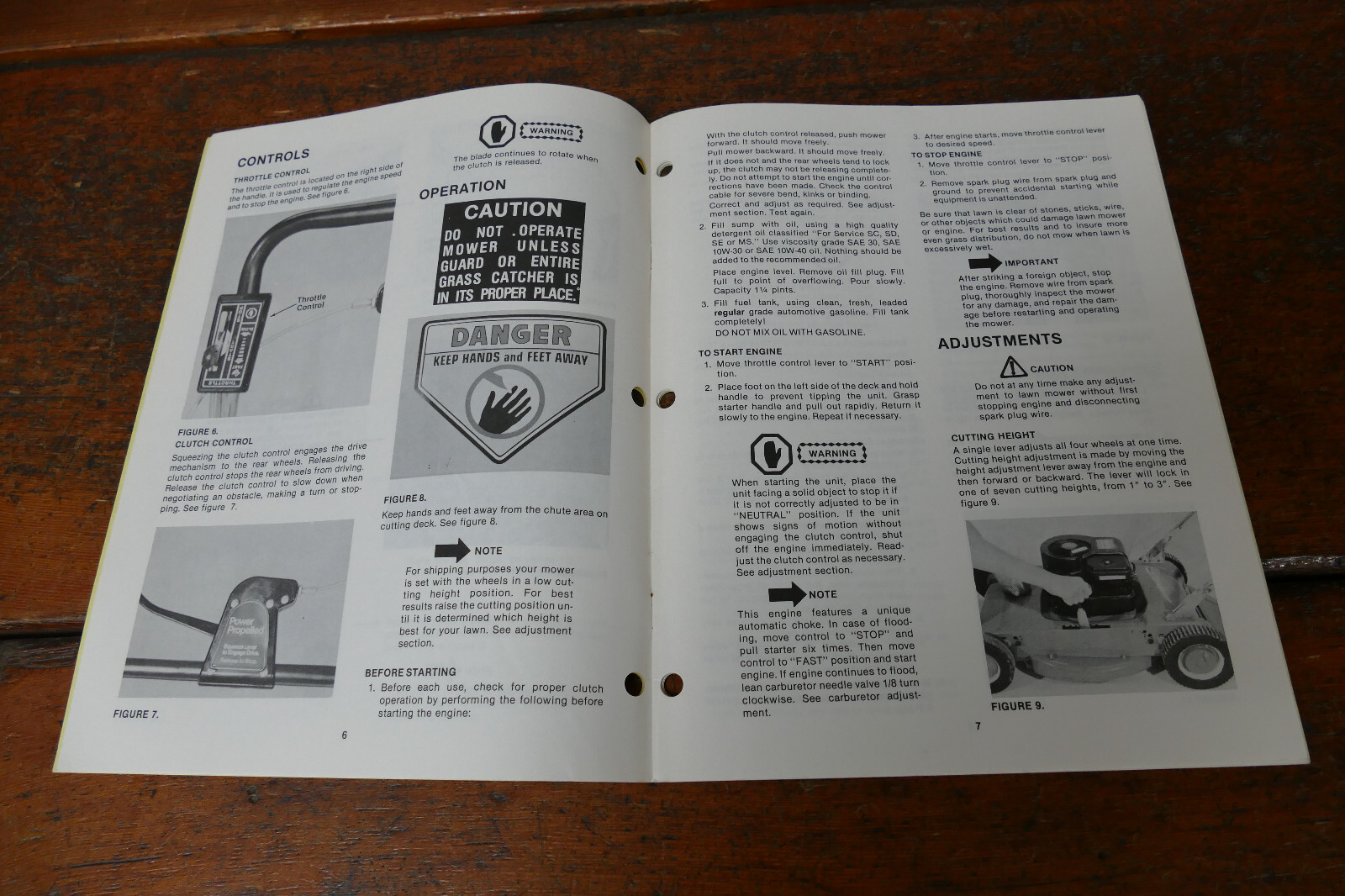 1980s Coast to Coast Owner&rsquo;s Manual 4HP 21” Self Propelled Lawn Mower 481-3200