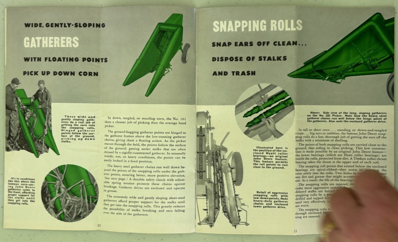 John Deere No. 101 Corn Picker For 1953 Brochure DCPA26