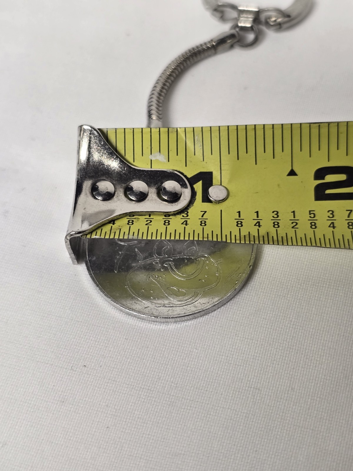 VINTAGE BULL BREEDED ABC ATLANTIC BREEDERS COOPERATIVE TOTAL SERVICE KEYCHAIN