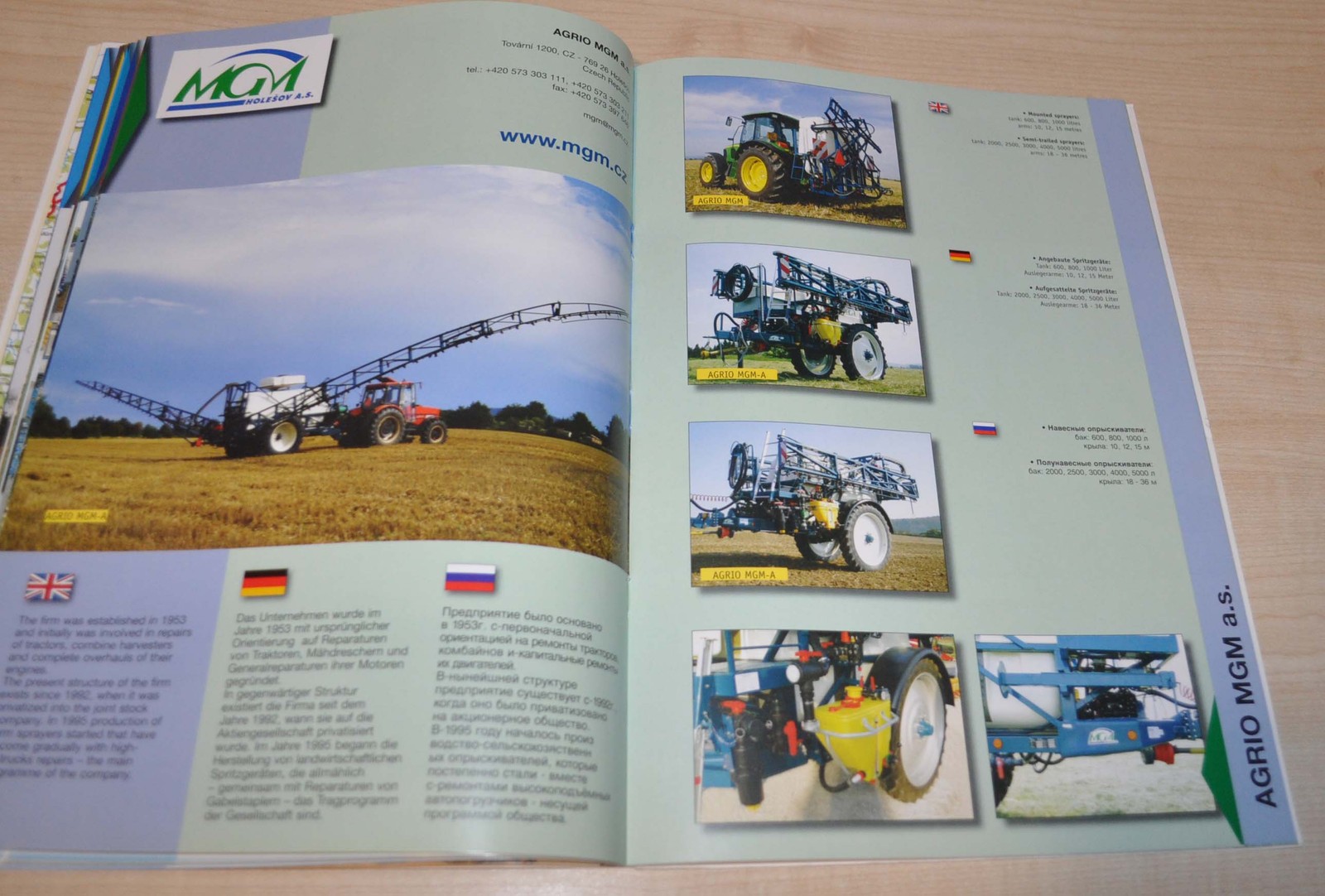 Czech Republic CZ 2007 Brno Catalog Agricultural Machinery Brochure Prospekt