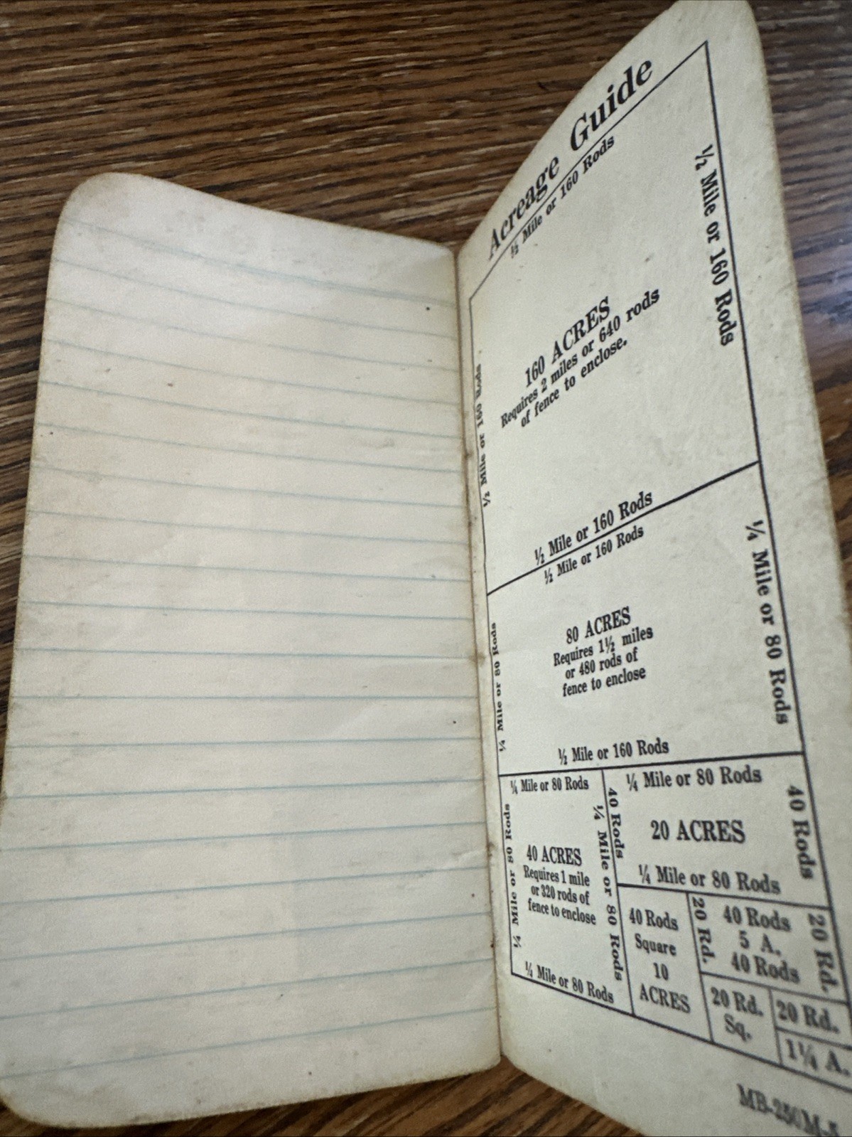 Red Brand farm steel and wire fencing advertisement brochure notepad