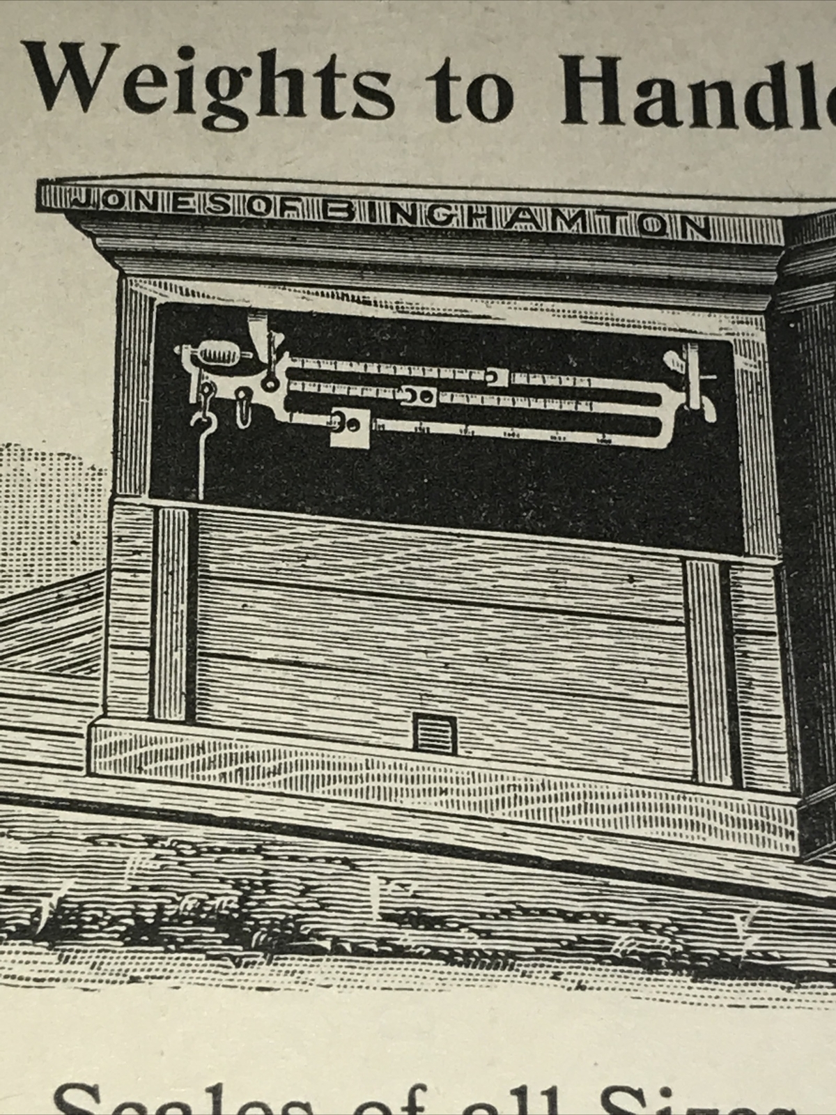 1898 Jones of Binghamton Scales Farm Advertising – Kansas City – Missouri
