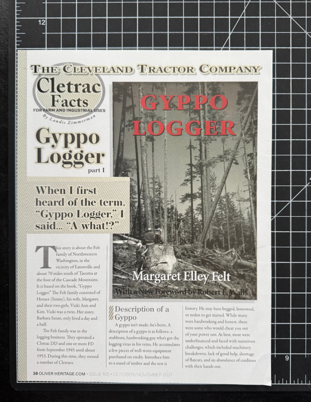 Cletrac Cleveland Tractor Co Gyppo Logger Book Reference Article Print 2021