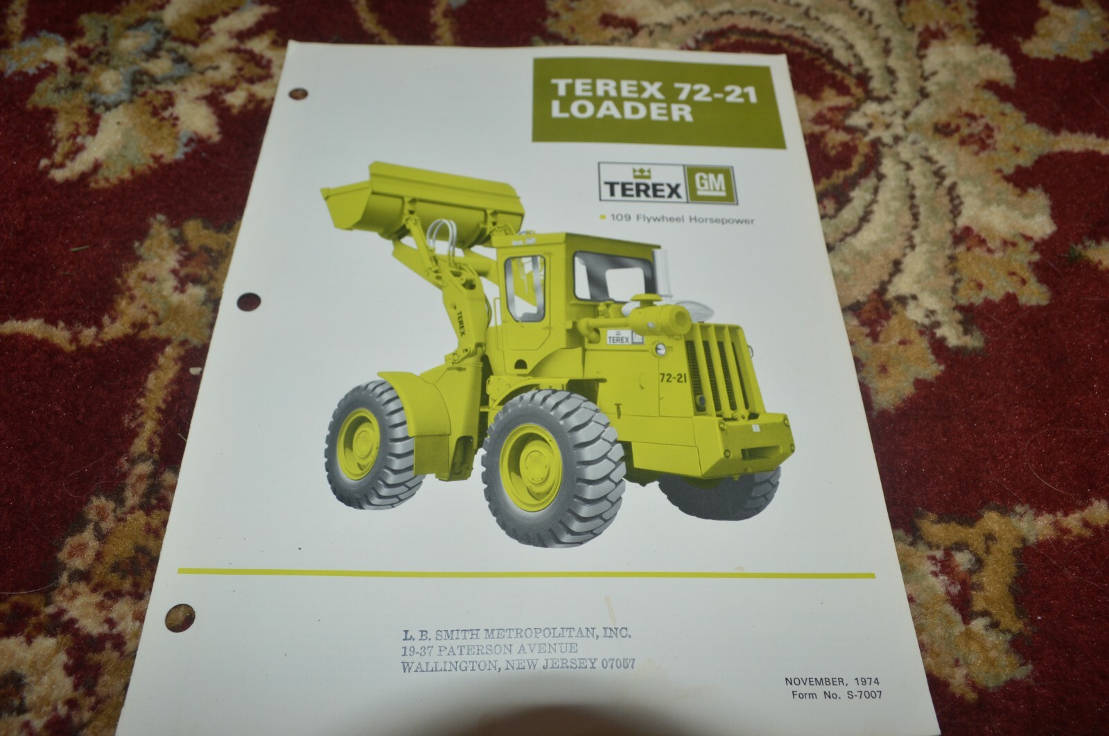 Terex 72-21 Wheel Loader Brochure BASE
