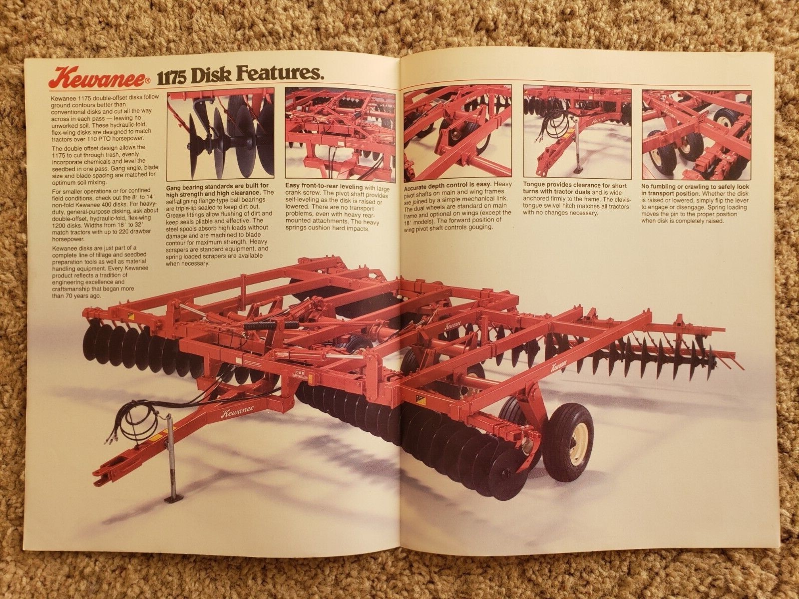 Kewanee 1175 Disk Sales Brochure H