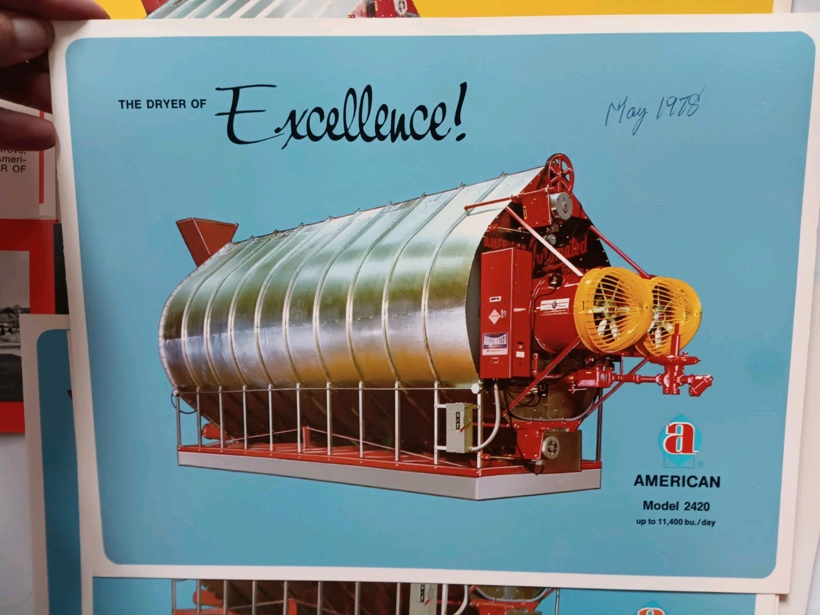 American Farm Equipment Co Sales Advertising Folder With Flyers 1978
