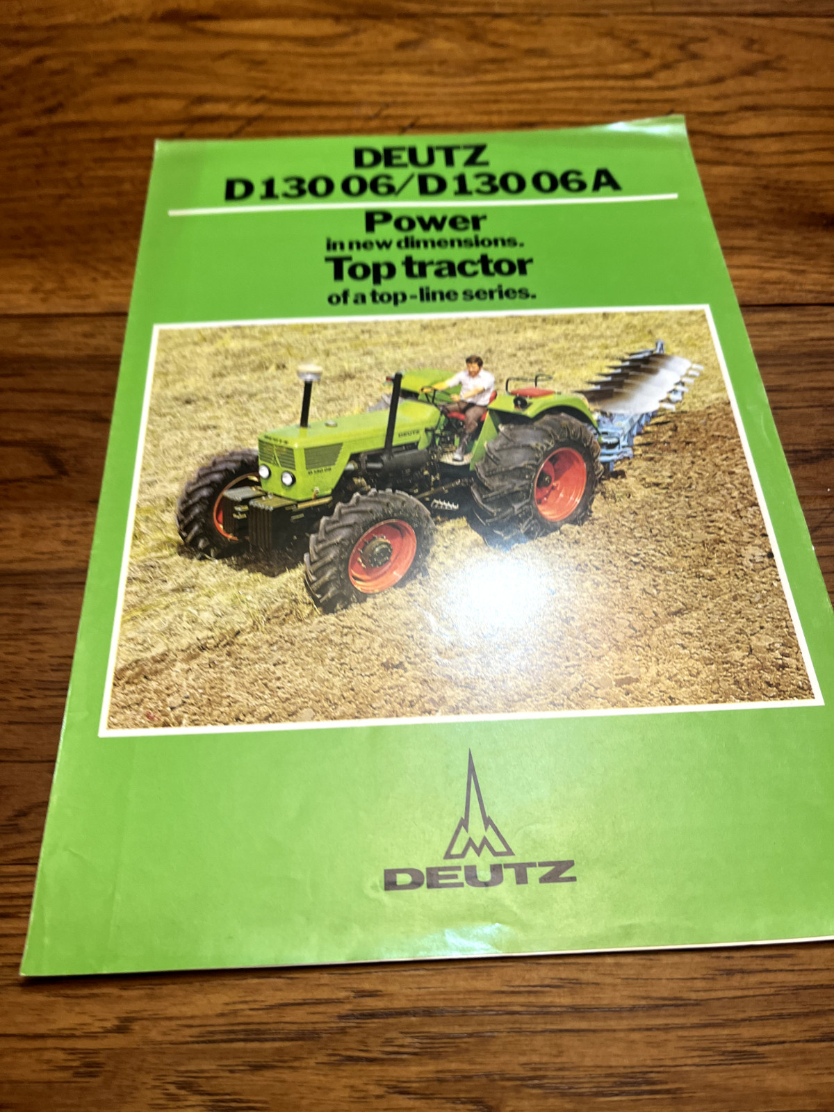 Deutz Fahr D130 06 Tractor For 1975 Brochure FCCA