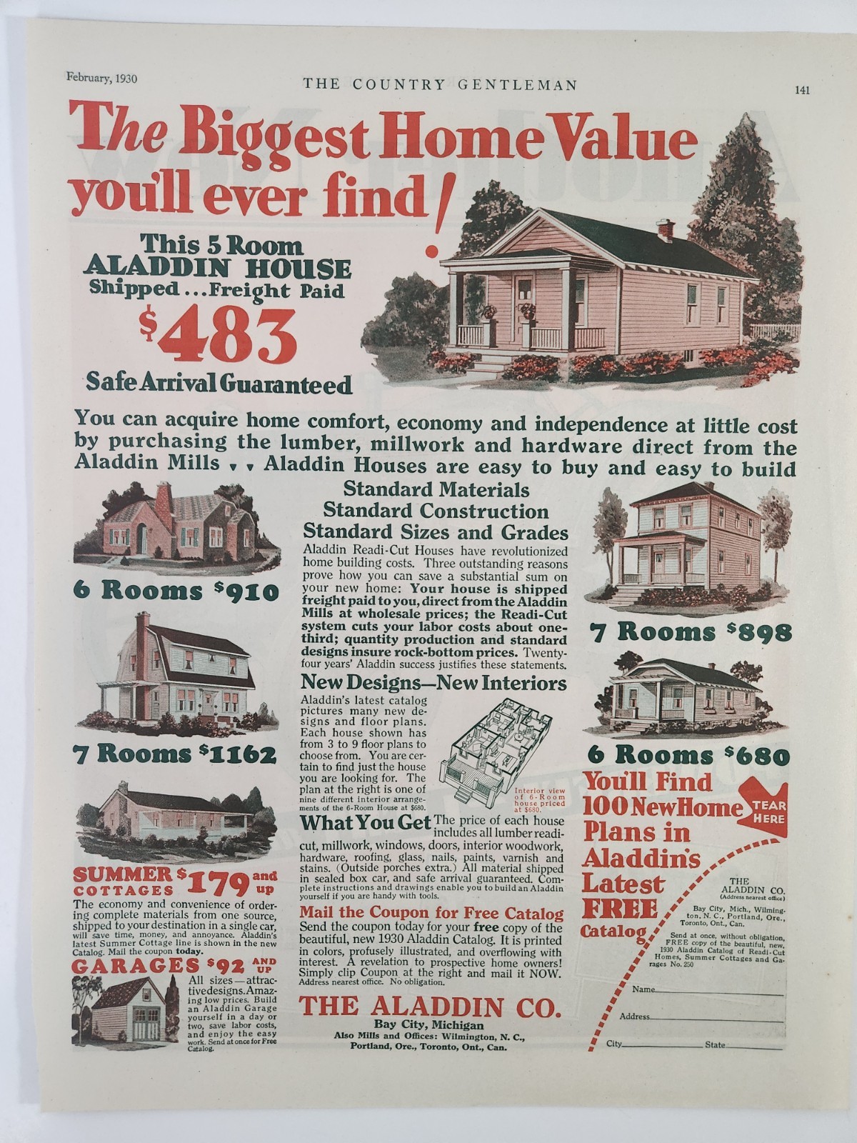Model C Farm Farming Tractor Case 2 Page Vintage 1930 Ad Magazine Print