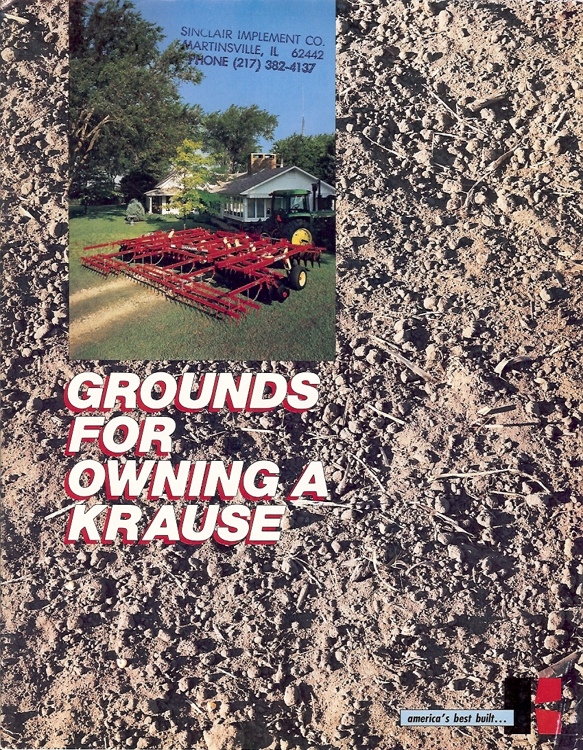 Farm Implement Brochure – Krause – Product Line Cultivator Harrow Plow (F2855)