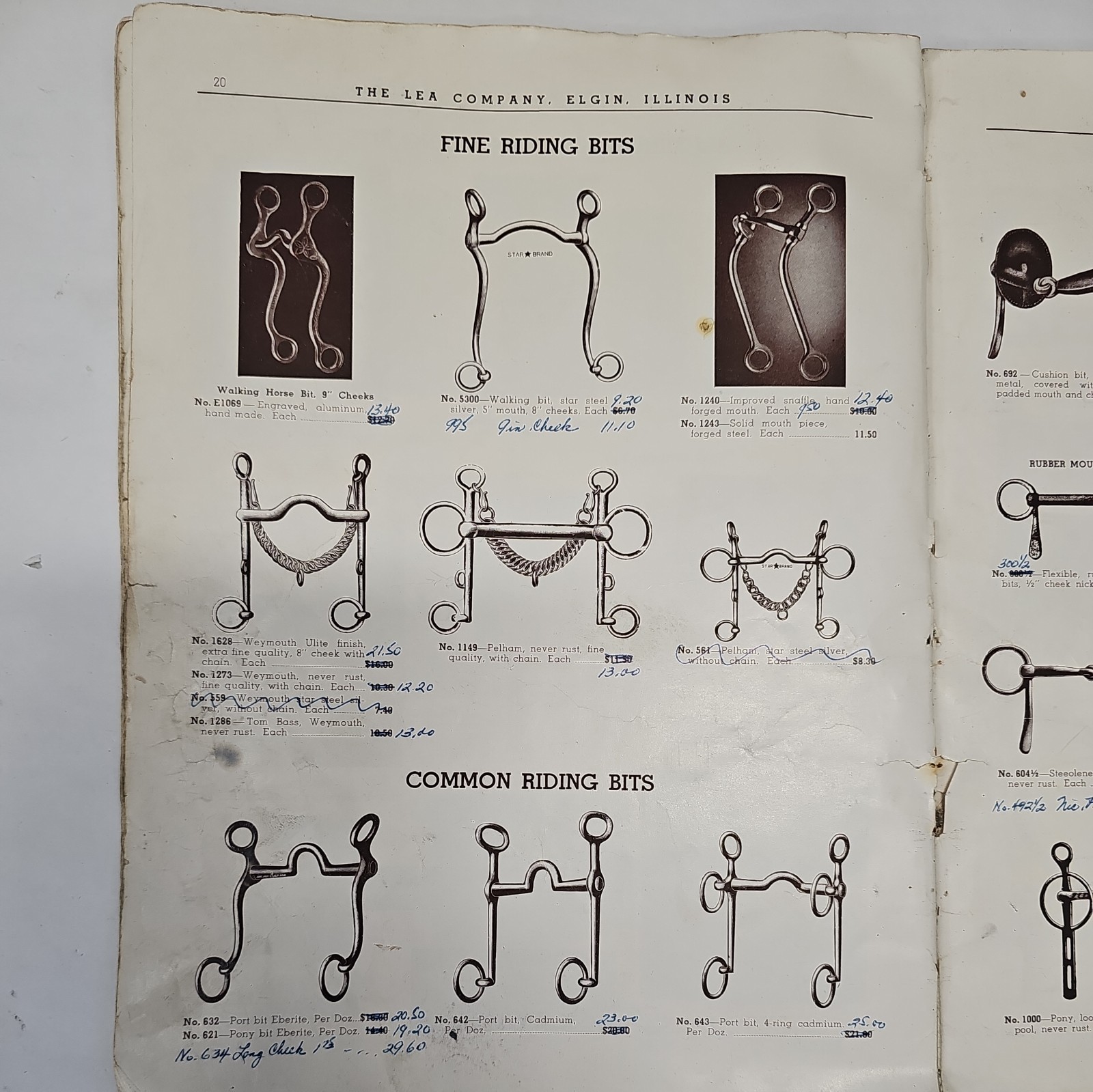 VINTAGE 1940&rsquo;S HORSE EQUIPMENT CATALOG LEA COMPANY ELGIN ILLINOIS EQUIPMENT