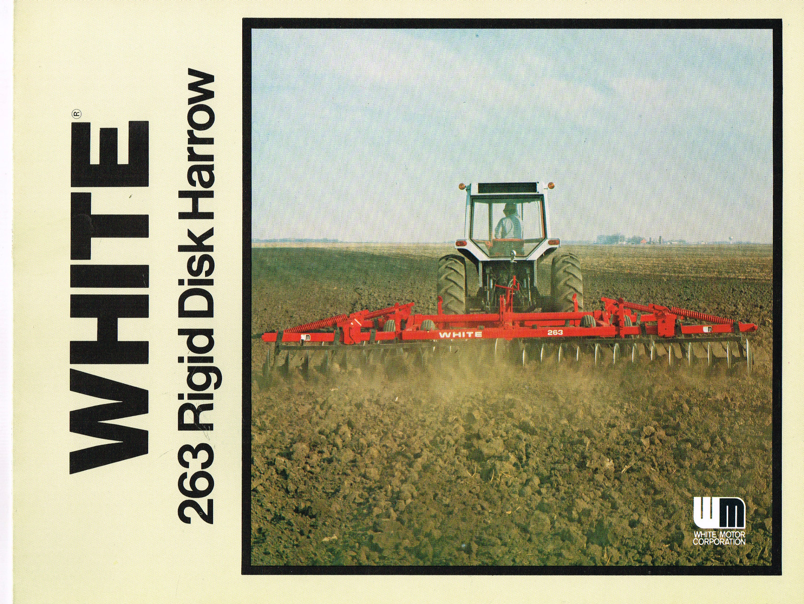 WHITE Agricultural 263 Rigid Disk Harrow Brochure / Catalog / Ad