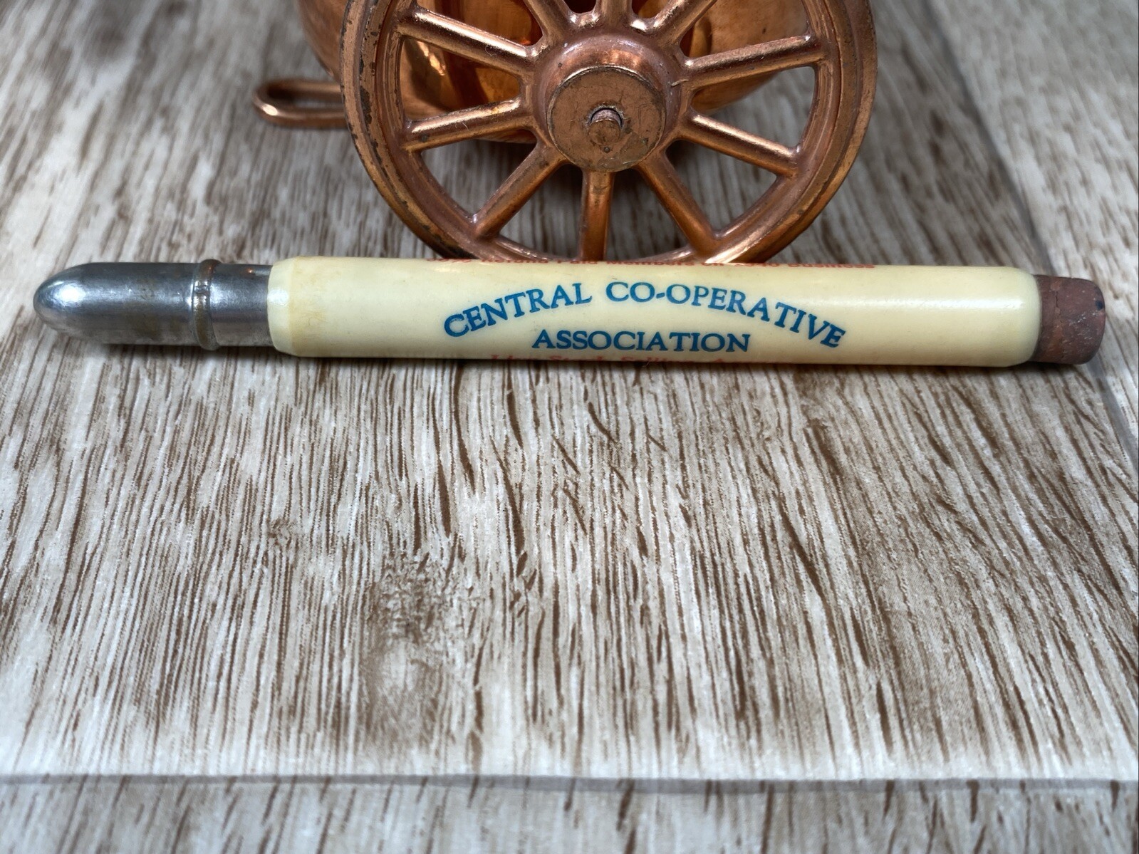 Vintage Live Stock Selling Bullet Pencil Central Co-Operative Association Fargo