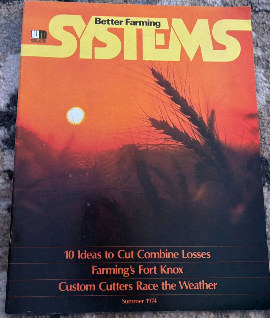 White Oliver Tractor Better Farming Magazine For Summer 1974 Brochure DCPA26