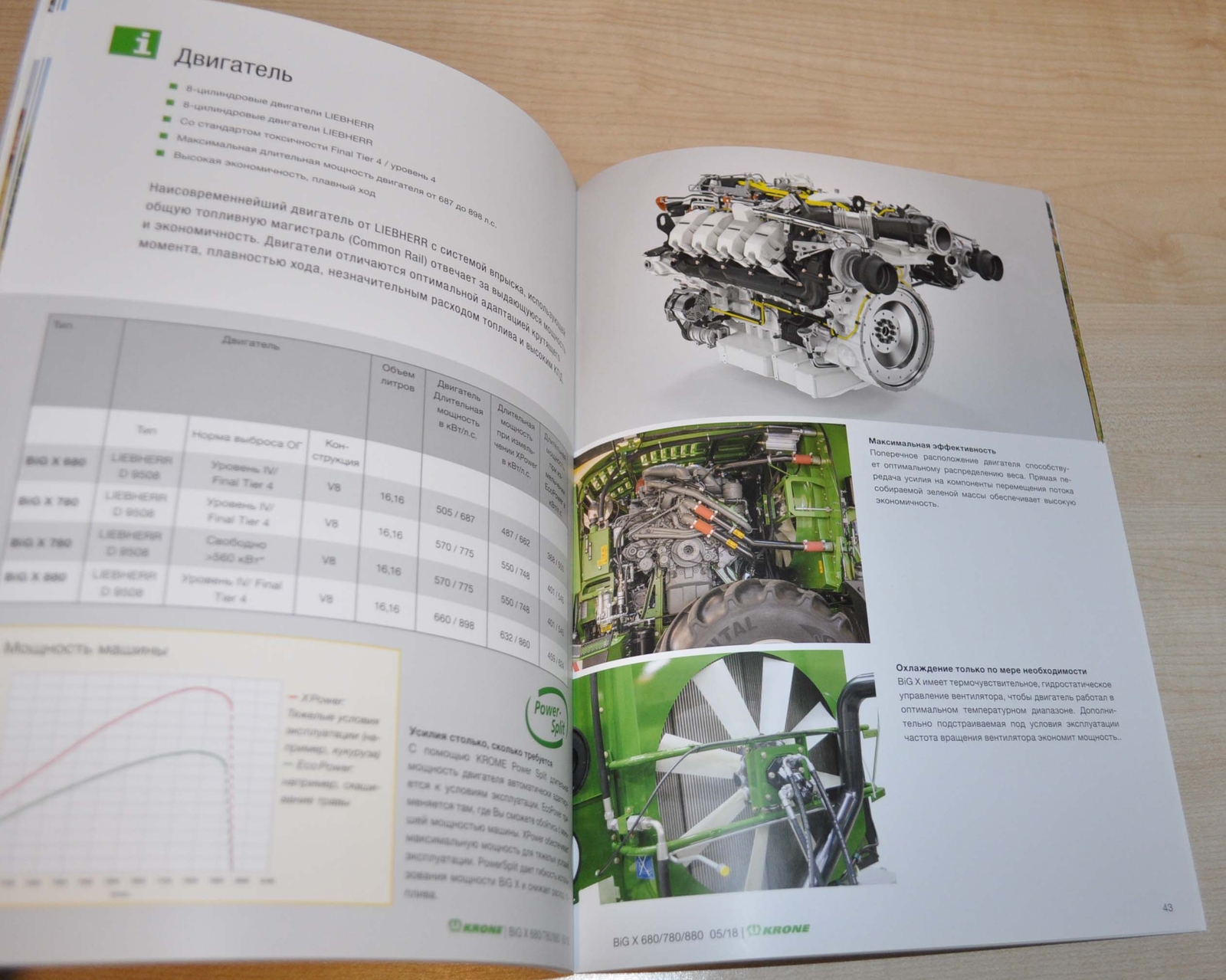 Krone Forage Harvester BIG X Brochure Prospekt RU