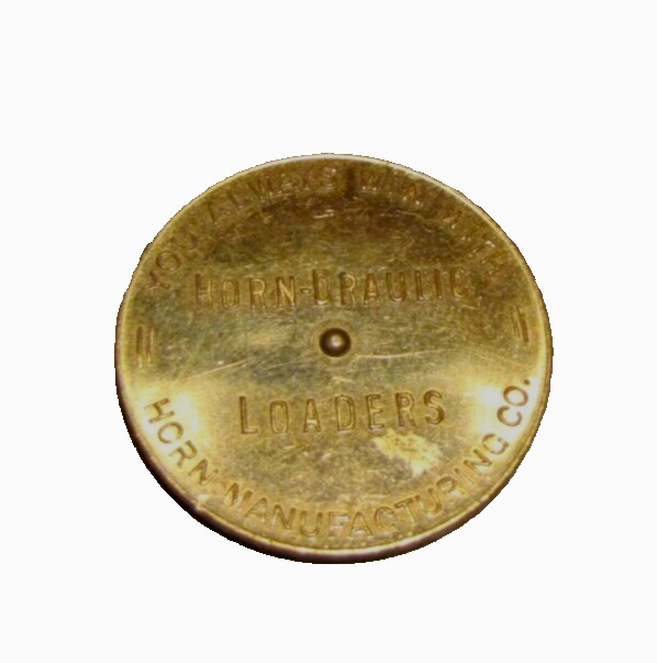 Merchant Good for Spinner Trade Token Horn Manufacturer Loaders Fort Dodge Iowa