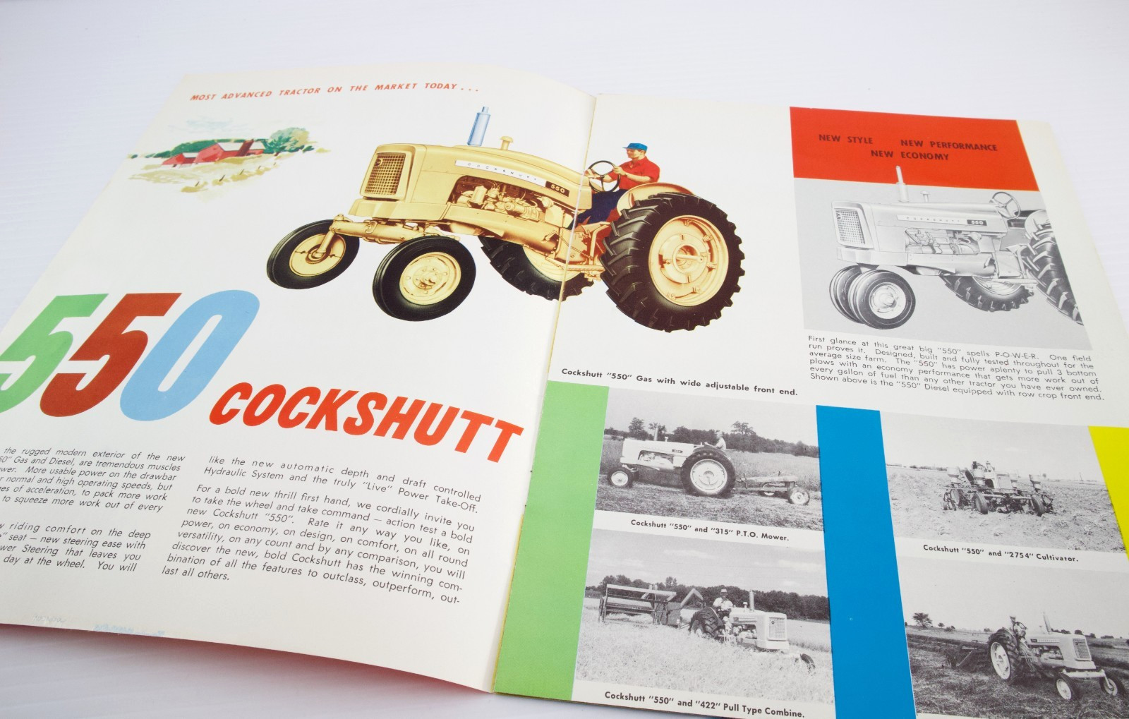 Vintage Cockshutt Tractor Sales Brochures Lot of 3