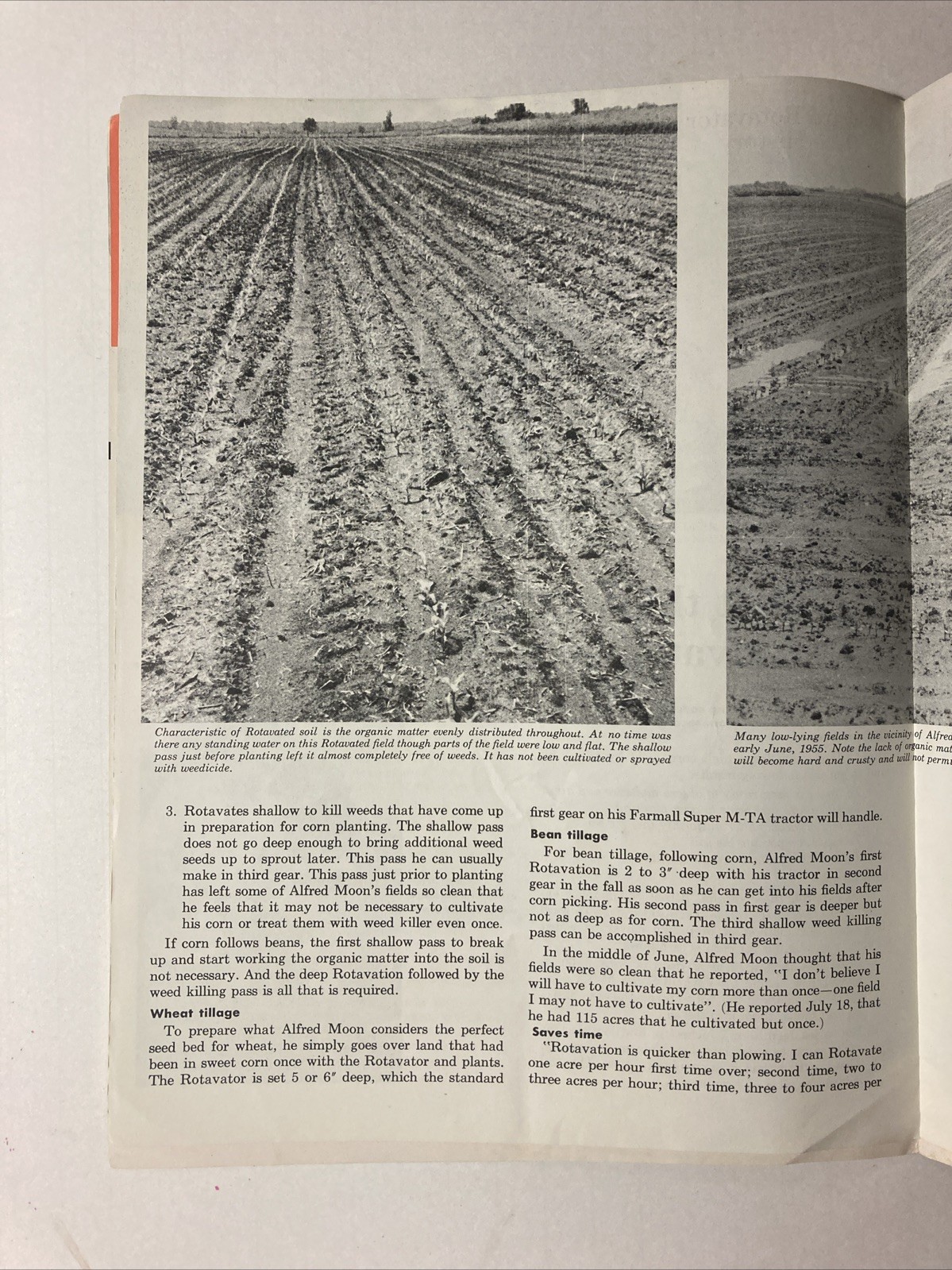 HOWARD ROTAVATOR TRACTOR 8 PAGES 1956 SALES BROCHURE