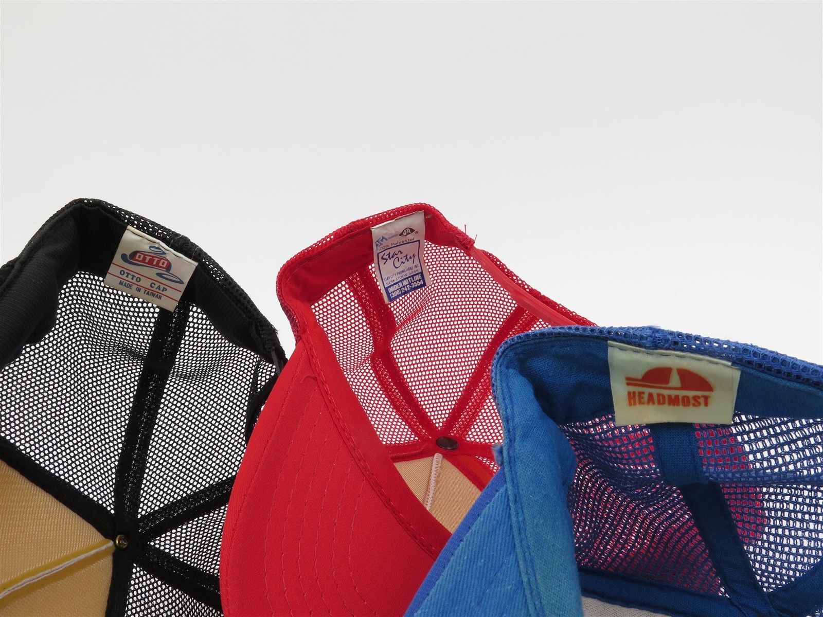 Vintage Machinery 3 Ag Caps Foam Mesh Snap Back Trucker/Baseball Caps