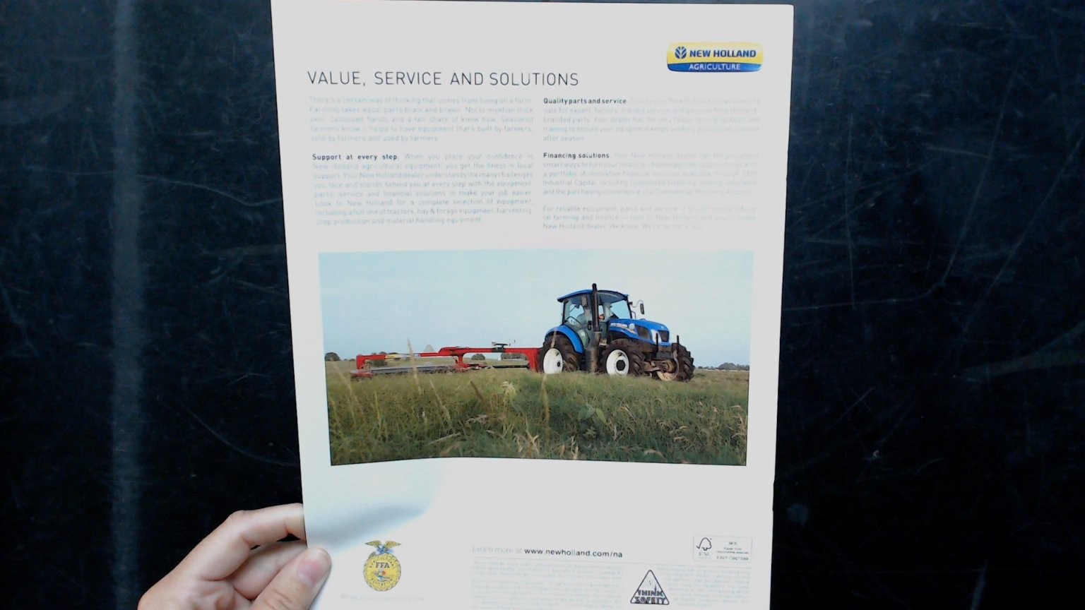 New Holland Agriculture T4 Series Brochure Vintage Tractor Catalog