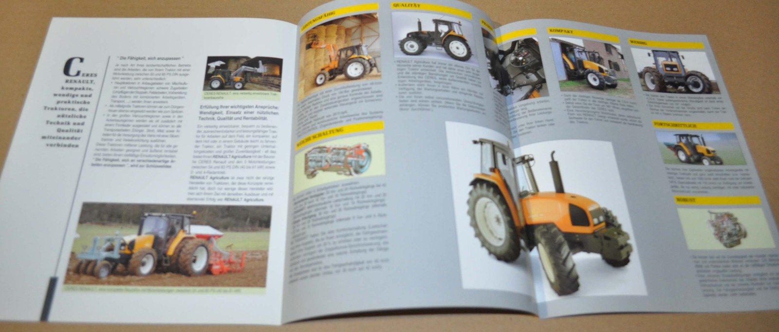 Renault Ceres Tractor Agricultural Machinery Brochure Prospekt DE