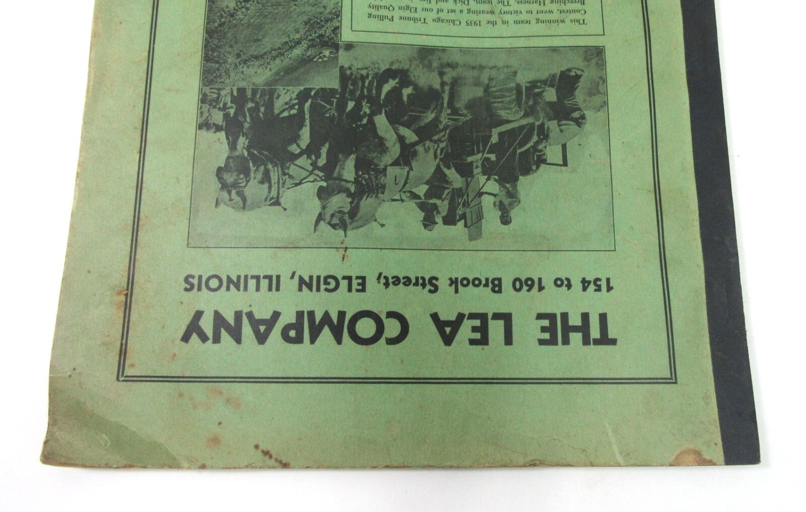 VINTAGE 1930&rsquo;S HORSE EQUIPMENT CATALOG LEA COMPANY ELGIN ILLINOIS EQUIPMENT