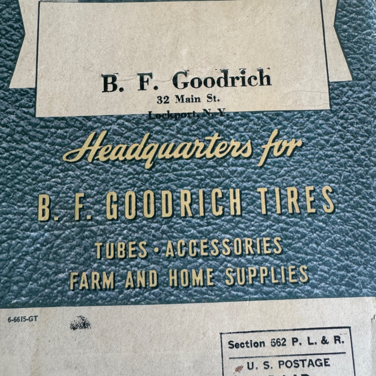 1947 BF Goodrich Farmers Handbook and Almanac Vintage Agriculture Advertising