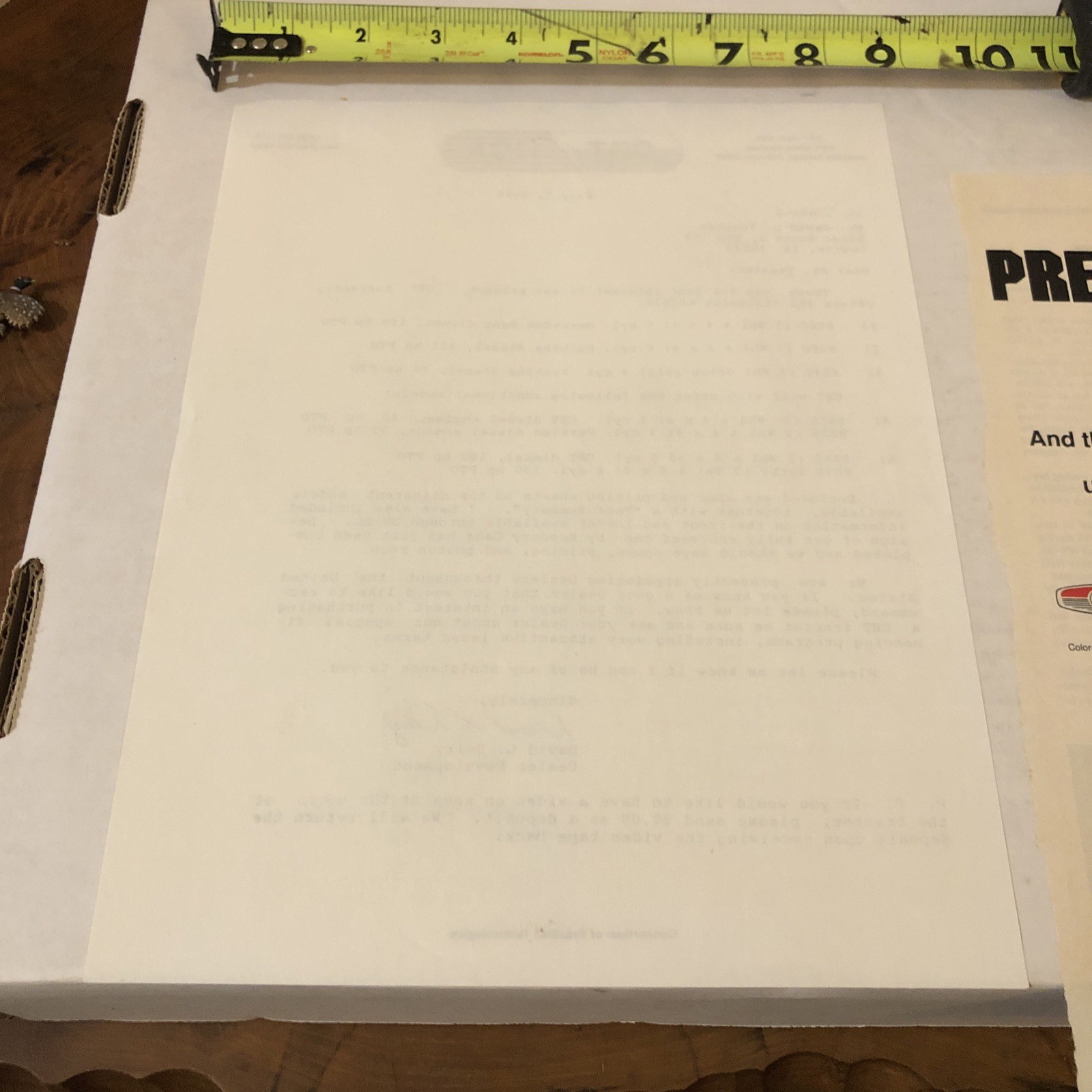 1989 Dealer CBT 8240 8060 8260 Tractor Sales Brochure Spec Sheet Literature