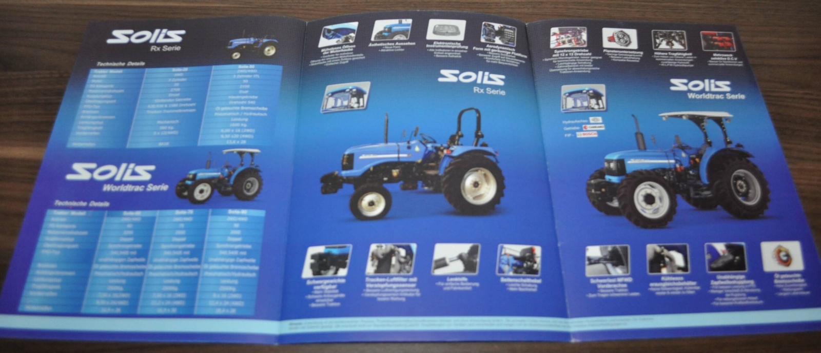 Solis Model Range 2013 DE Tractor India Brochure Prospekt