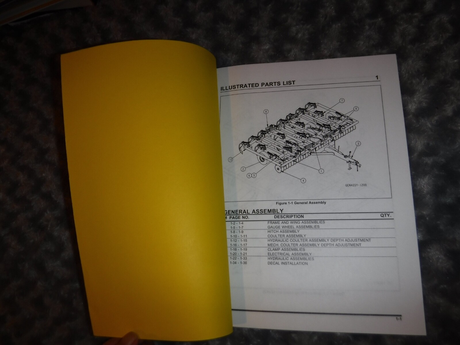 LANDOLL MODEL 1200 SERIES SOIL MASTER PARTS LIST F-246-0803 .. 08/03- SOFTCOVER