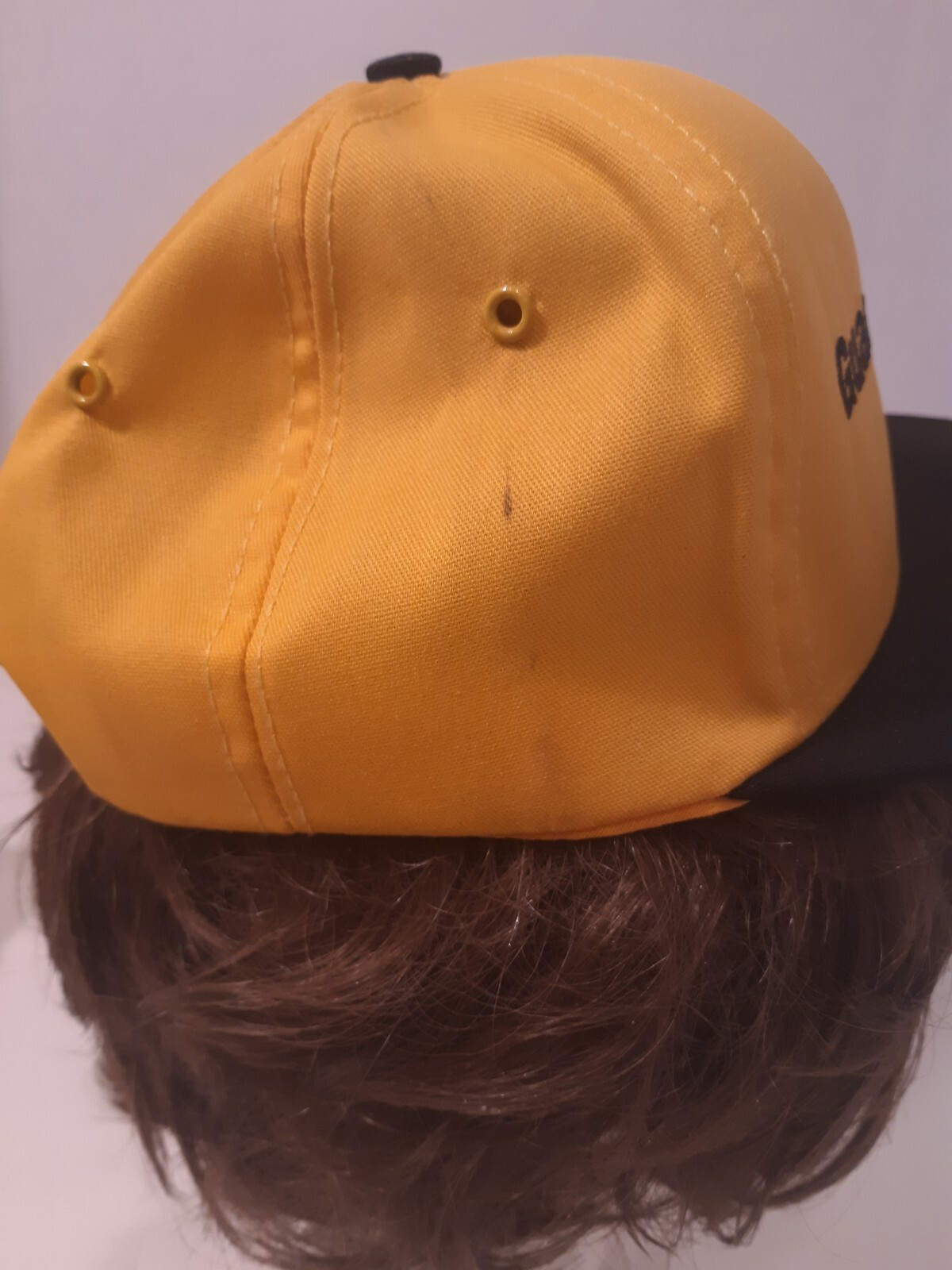 VTG BASF Guardsman Herbicide YELLOW Snapback Hat/Cap Embroidered Never Worn