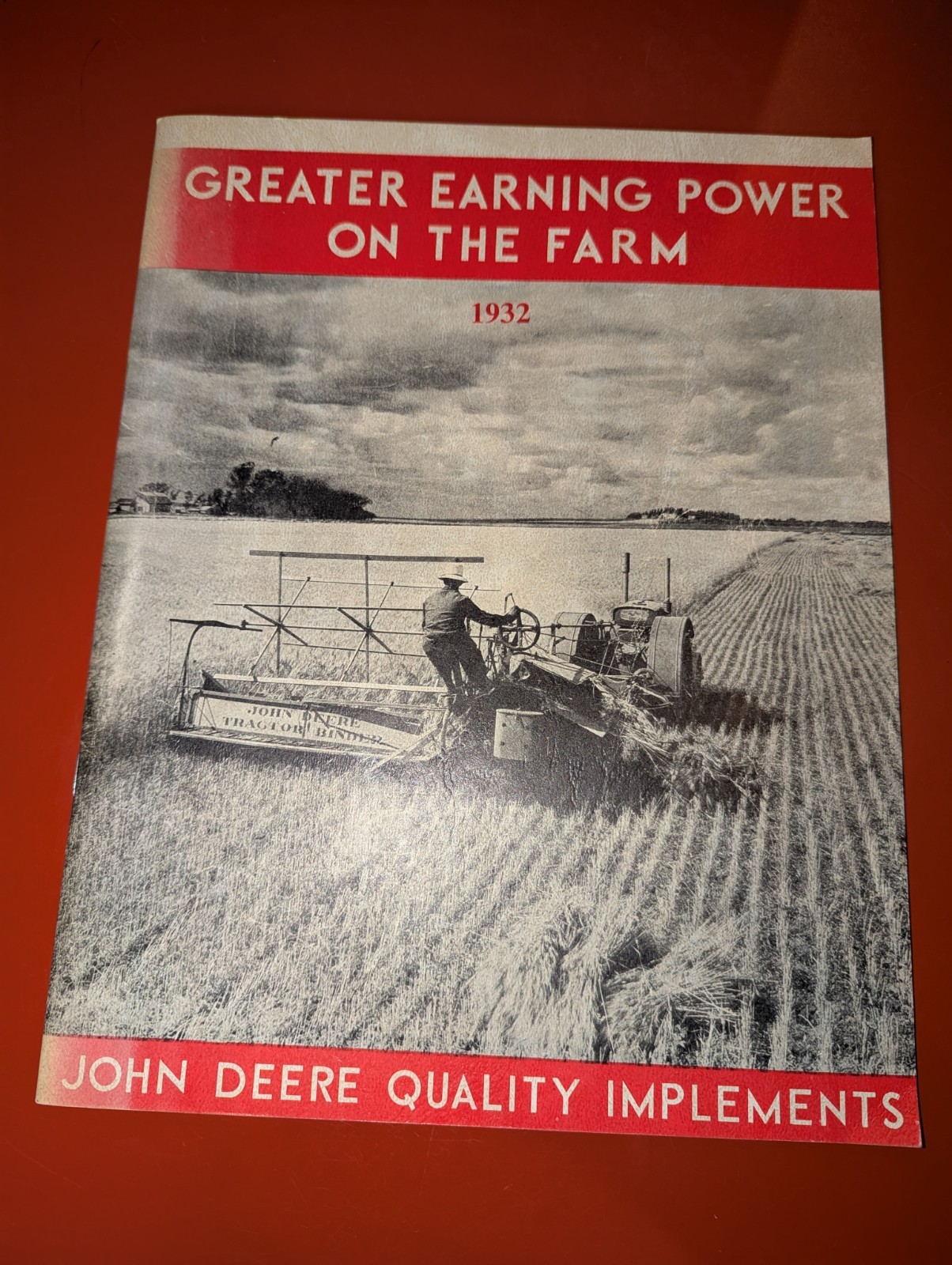 1932 Greater Farming Power On The Farm John Deere Quality Implements Catalog