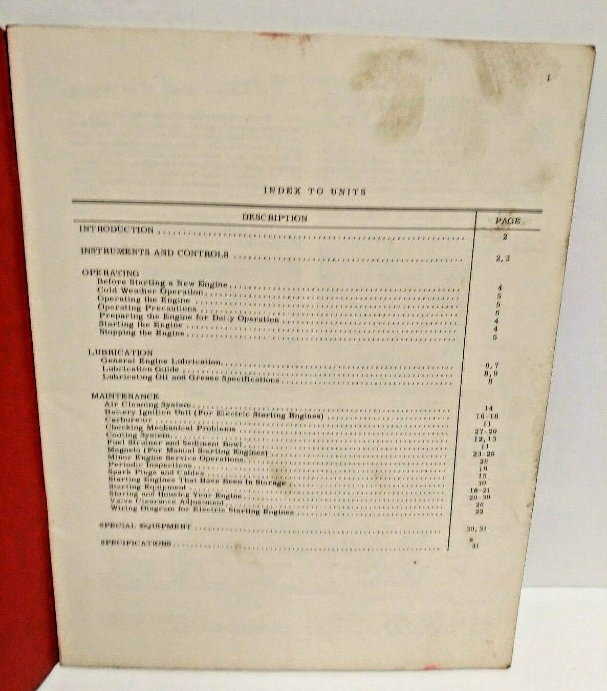 C-123 Engine McCormick No 163 Self-Propelled Windrower I-H Operator&rsquo;s Manual