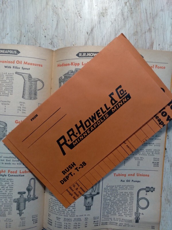 1938 R.R. Howell & Co. Thresher & Power Farming Supplies Saw Mill Accessories